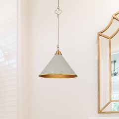 Modern Metal Cone Pendant Light