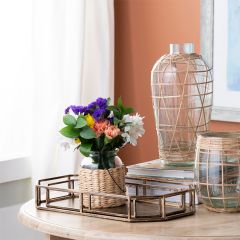Modern Metal Tray Set of 3