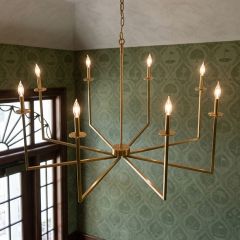 Modern Minimalist Candelabra Chandelier