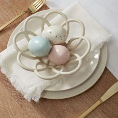 Modern Molded Ceramic Display Basket