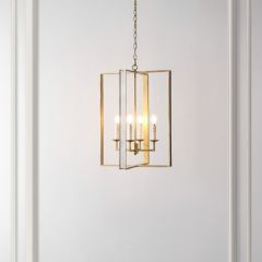 Modern Open Frame Pendant Light