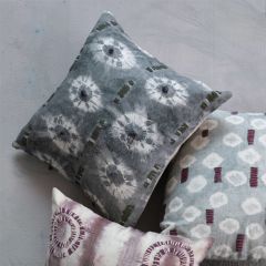 Modern Print and Embroidery Throw Pillow