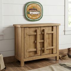 Modern Reclaimed Wood Accent Cabinet