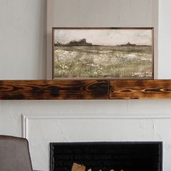 Moody Field By Nina Blue Wall Art