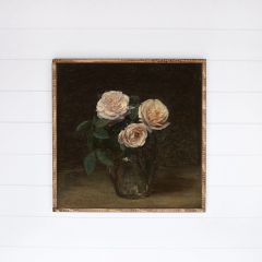 Moody Roses Canvas Printed Wall Art