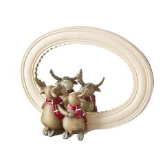 Holiday Moose Accent Mirror