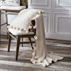 Moss Stitch Knit Pillow or Throw Blanket