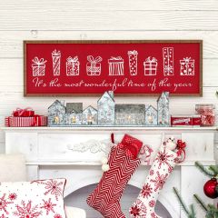Most Wonderful Time Gifts Wood Wall Art