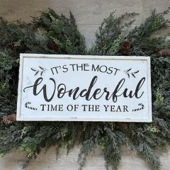 Most Wonderful Time Of The Year Holiday Sign