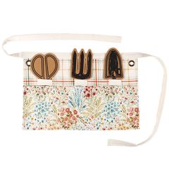 Spring Floral Canvas Garden Apron