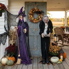 Motion Activated Halloween Greeter With Lights