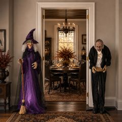 Motion Activated Halloween Greeter With Lights