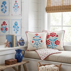 Mughal Bloom Accent Pillows Set of 2