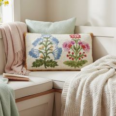 Mughal Flower Bouquet Hook Pillow