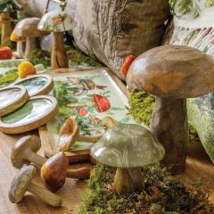 Mushroom Forest Rectangle Serving Tray