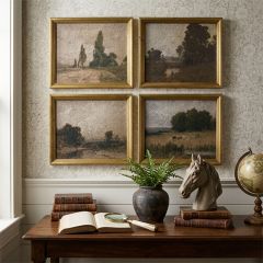 Muted Landscape Framed Print Collection Set of 4