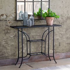Narrow Metal Console Table