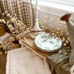 Natural Accents Yellow Forsythia Garland