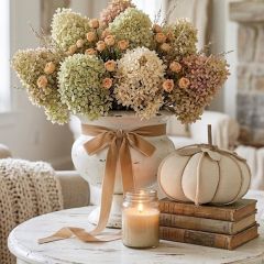 Natural Burlap Harvest Pumpkin