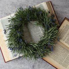 Natural Classics Faux Asparagus Grass Wreath Set of 2