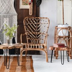 Natural Classics High Back Lounge Chair