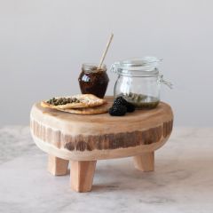 Natural Finish Wood Riser