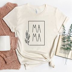 Natural Mama Box With Stem Tee