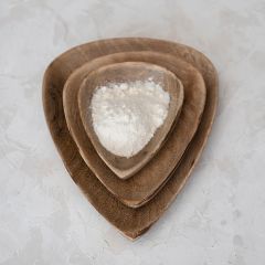 Natural Mango Wood Stacking Trays Set of 3