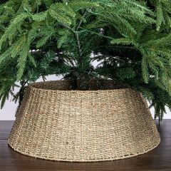 Natural Seagrass 2 Piece Tree Collar