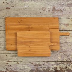 Natural Wood Bread Board With Handle