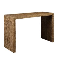 Natural Woven Console Table