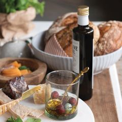 Neutral Classics Debossed Stoneware Serving Bowl