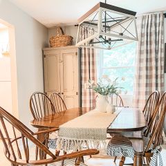 Neutral Classics Fringed Table Runner