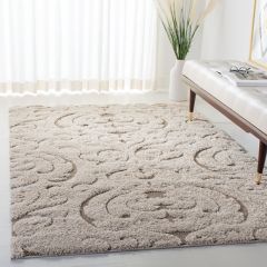 Neutral Tones Shag Rug