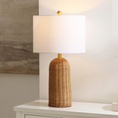 Nice and Natural Rattan Base Table Lamp