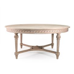 Nice and Natural Round Farmhouse Dining Table | SHIPS FREE