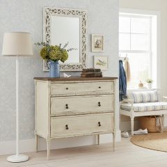 Natural Wood 3 Drawer Chest