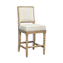 Nice and Neutral Cushioned Counter Stool