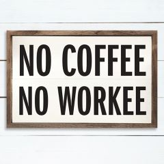 No Coffee Sign