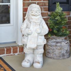 Nordic Santa With List Statue