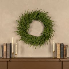 Norfolk Pine Soft Touch Wreath 22 Inch