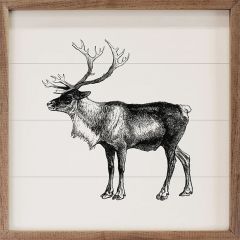 North Pole Reindeer Wall Art