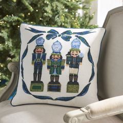 Nutcracker Christmas Accent Pillow