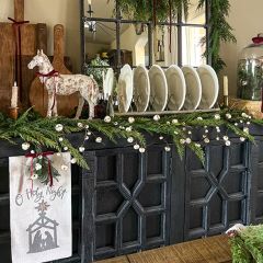 O Holy Night Christmas Kitchen Towel