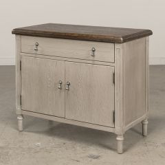 Oak Top 2 Door Storage Cabinet