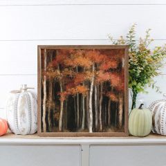 October Woods By Julia Purinton Framed Wall Art