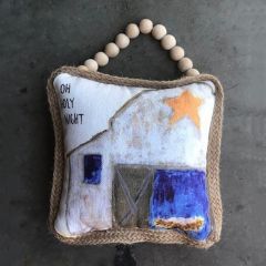 Oh Holy Night Door Pillow