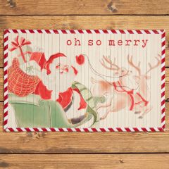 Oh So Merry Bamboo Mat
