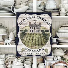 Old Crow Chateau Reproduction Trade Sign