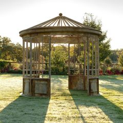 Old Estate Inspired Metal Gazebo